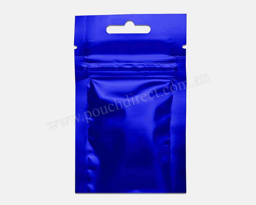3gm Blue Three Side Seal Bag