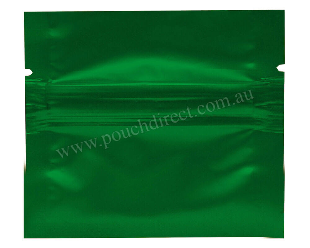 1gm Green Three Side Seal Bag