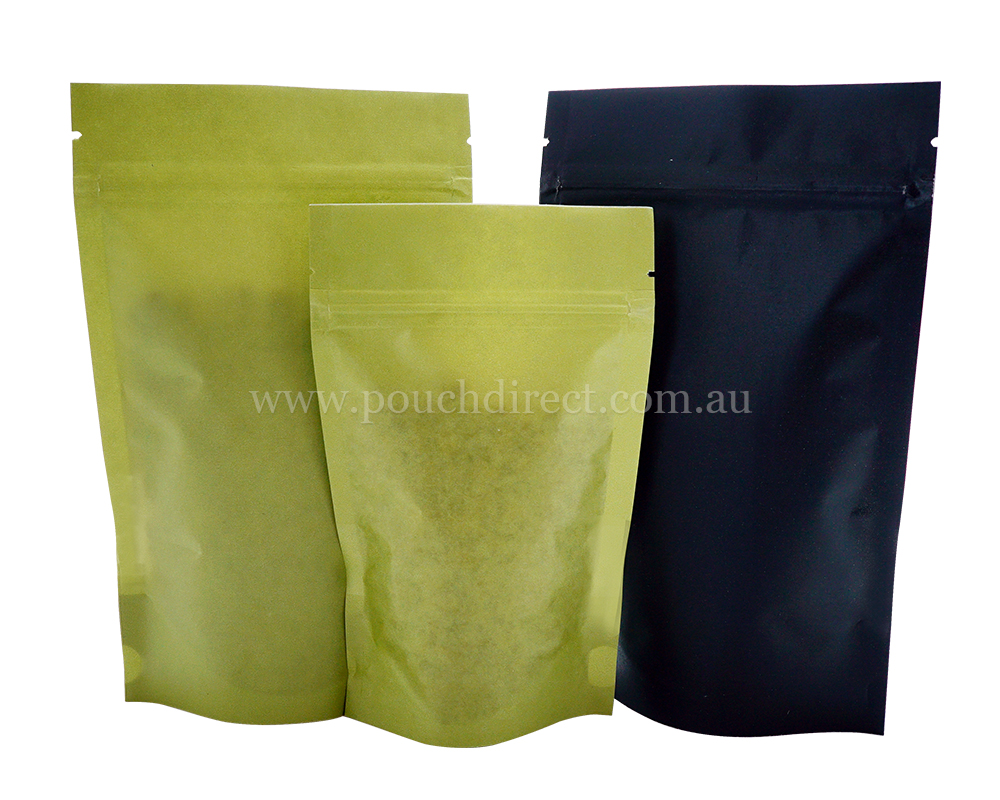 Green & Black Pouches