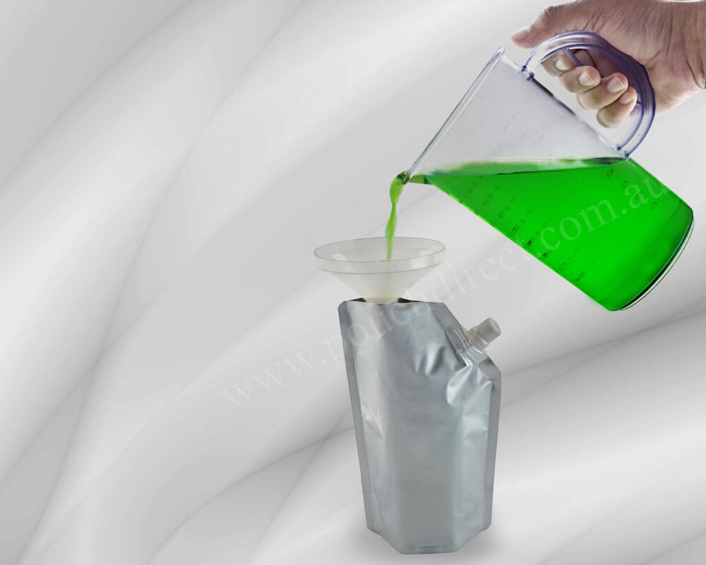 Matt Silver Spout Pouch