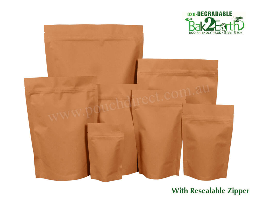 Oxo-Degradable With Resealable Zipper