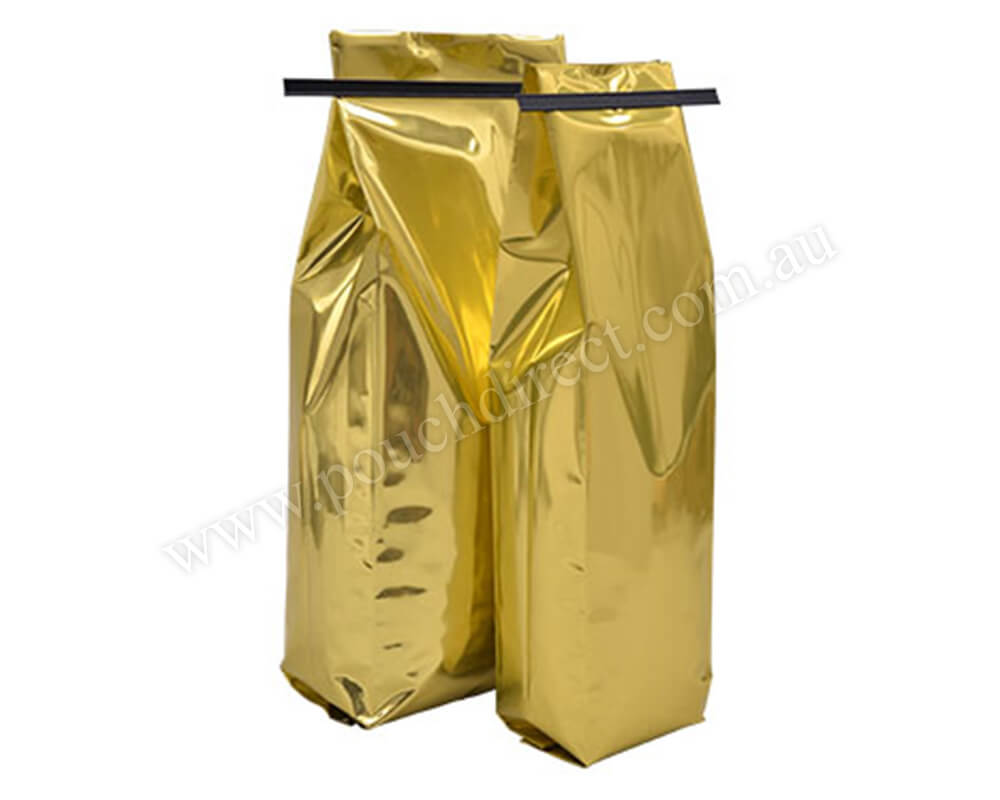 Shiny Gold with tin tie