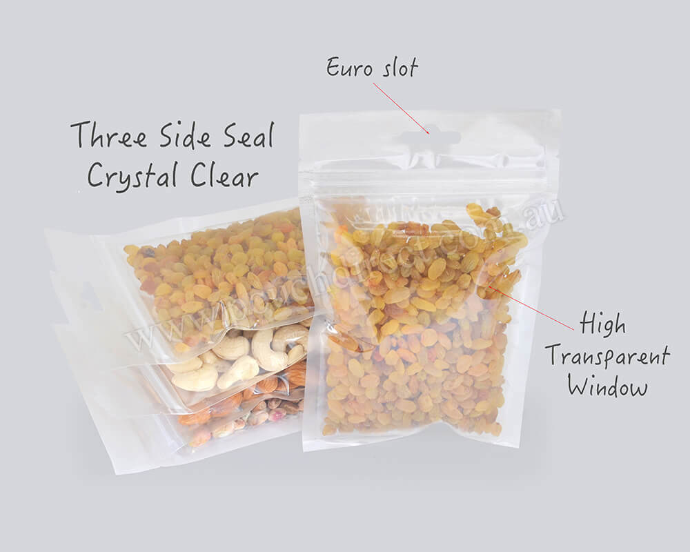 Three side seal With Crystal clear