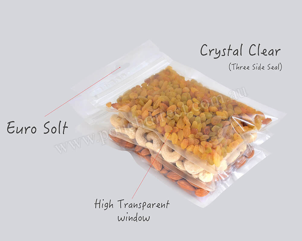 Three side seal With Crystal clear