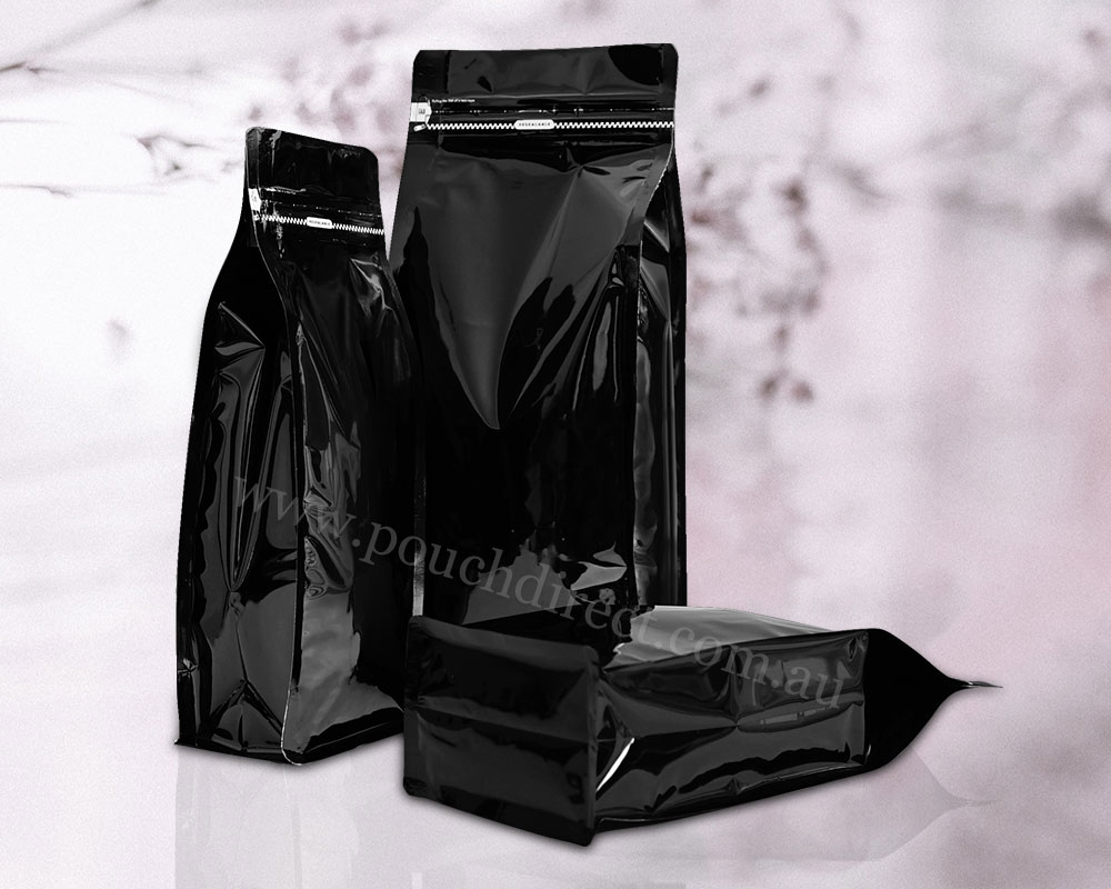 Flat Bottom Tear Off Zipper Matt Black