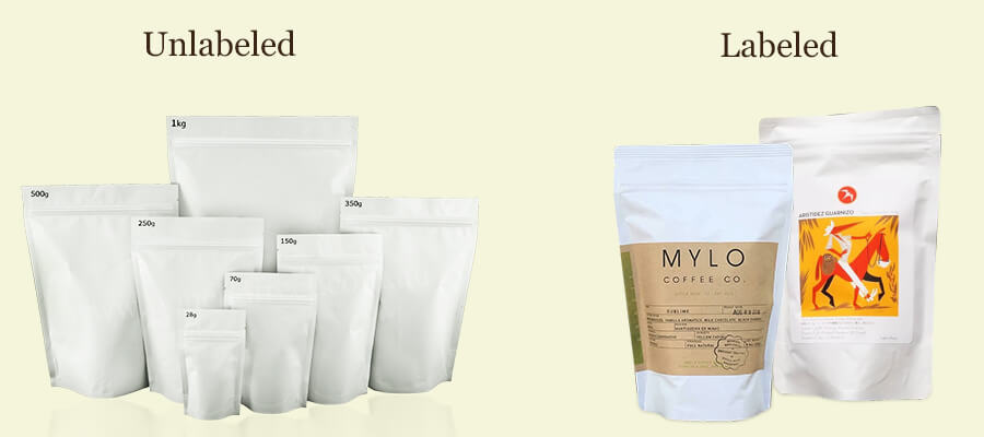 WHITE PAPER BAGS